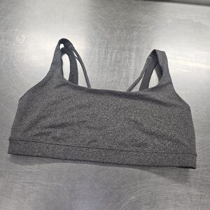 lululemon athletica Charcoal Gray Seamless Sports Bralette